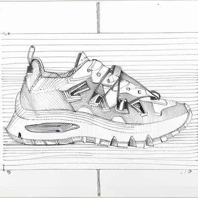 Fashion Style Custom Made Sneakers Nonslip Breathable Cortex Outsole