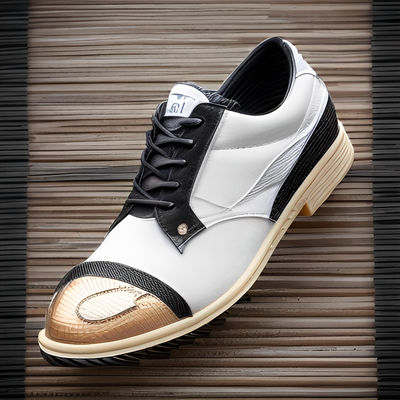 Anti Slip Anchor Personalised Golf Shoes PU Leather Upper