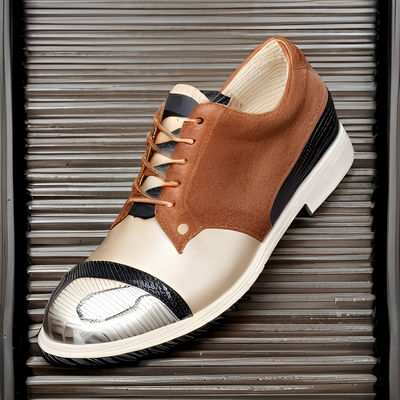 Anti Slip Anchor Personalised Golf Shoes PU Leather Upper