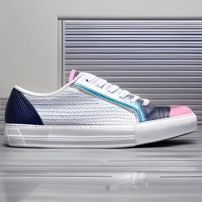 Calzature da donna biodegradabili con lacci di gomma con rivestimento della suola esterna